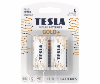 TESLA C GOLD LR14 2 Stück