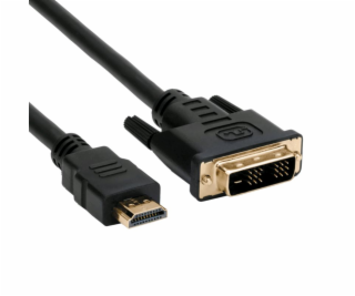 Kabel C-TECH HDMI-DVI, M/M, 1,8m