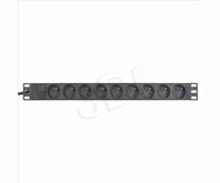 Alantec PZ091U3M power extension 3 m 9 AC outlet(s) Indoo...