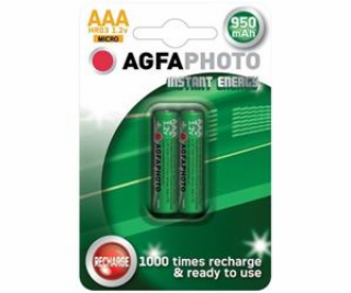 AgfaPhoto přednabitá baterie AAA, 950mAh, 2ks