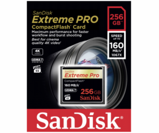 SANDISK Compact Flash Extreme Pro 256GB