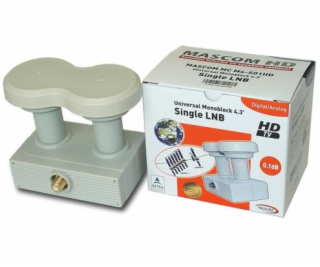 Konvertor LNB MASCOM MC M4-S01HD Monoblock SINGLE