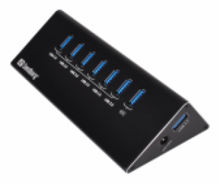 SANDBERG 133-82 Sandberg Hub USB 3.0 6+1 portů, černý