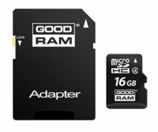 GOODRAM (Wilk Elektronik) Micro SDHC karta 16GB Class 4 +...