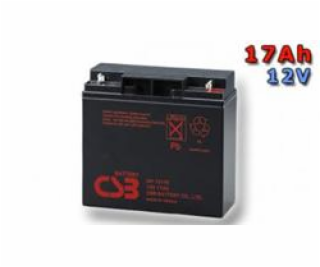 CSB Pb záložný akumulátor VRLA AGM 12V/17Ah (GP12170)