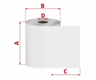 Kotouček 80/80/17mm, 45V (gramáž 75g/m2) Termocitlivý (58 m)