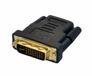 Akyga adaptér DVI-M 24+5/HDMI-F/Duplex/cerná