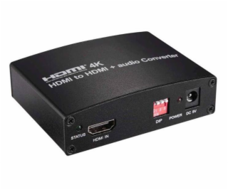 PremiumCord HDMI 4K Audio extractor s oddělením audia na ...