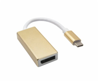 Akyga konventor USB type C/DisplayPort-F/ABS/15cm