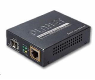 Planet GTP-805A konvertor RJ45/SFP, 1Gbps, PoE injektor 8...