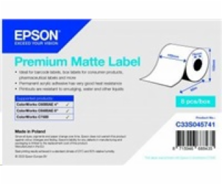 Premium Matte Label Cont.R, 102mm x 60m