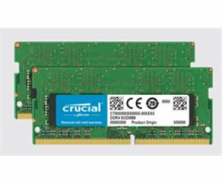 Crucial DDR4 64GB (2x32GB) SODIMM 3200Mhz CL22