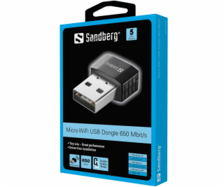 Sandberg 133-91 Micro WiFi USB Dongle 650Mbit/s