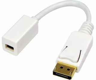 LogiLink DisplayPort Mini – kabel DisplayPort 0,15 m bílý...