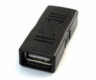 Gembird adaptér - spojka USB 2.0 (F) na USB 2.0 (F), černý