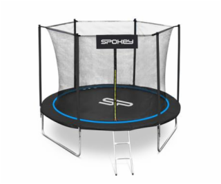 Spokey JUMPER Trampolína černo-modrá, průměr 244 cm, vč. ...