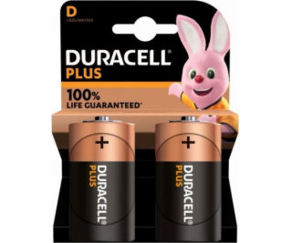 Duracell Plus D, 2 Stück