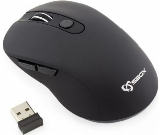 Sbox Wireless Mouse WM-911B black