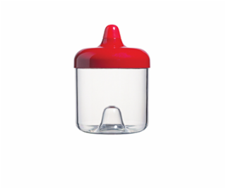 ViceVersa round canister 0.75L red 11231