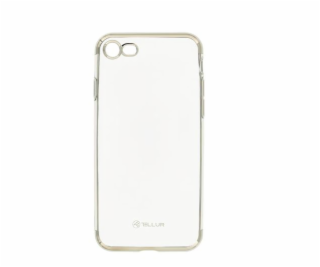 Tellur Cover Silicone Electroplated for iPhone 8 strieborný