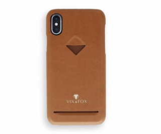 VixFox Card Slot Back Shell pre Iphone XSMAX karamel hnedá