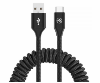 Tellur Data cable Extendable USB do Type-C 3A 1.8m black