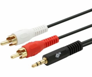 TB Touch Cable 3,5mm Mini Jack -2x RCA M/M 2,5m