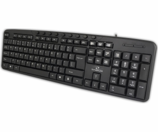 Titanum TK111 USB multimedia keyboard Black