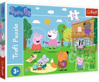 Puzzle 24 Maxi zábava na mýtině prasátka Peppa