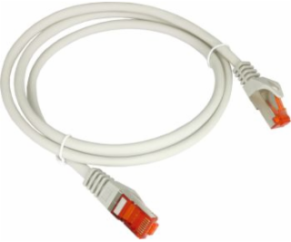 Alantec Patch-cord F/UTP kat.6 PVC 0.25m szary ALANTEC