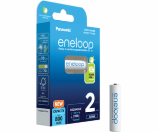 1x2 Panasonic Eneloop Micro AAA 800mAh Ni-MH        BK-4M...