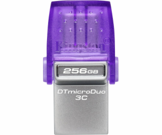 Kingston 256GB DataTraveler microDuo 3C 200MB/s dual USB-...