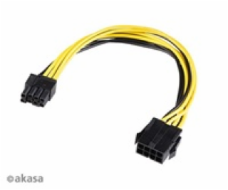 AKASA adaptér 12V ATX 8-Pin to PCIe 6+2 pin Adapter Cable