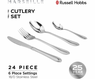 Russell Hobbs RH02224EU7 Marseille cutlery set 24pcs