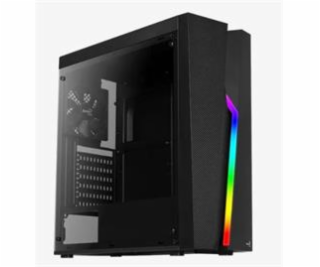 Aerocool MLG Bolt, skrinka ATX, RGB LED ventilátor, čiern...