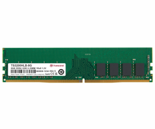 Transcend paměť 8GB DDR4 3200 U-DIMM 2Rx8 1Gx8 CL22 1.2V