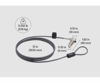 HP Nano Combination Cable Lock