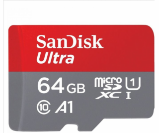 SanDisk Ultra/micro SDHC/64GB/140MBps/UHS-I U1 / Class 10...