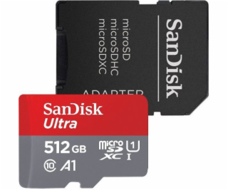 SanDisk MicroSDXC karta 512GB Ultra (150 MB/s, A1 Class 1...