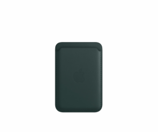 Kožená peněženka s MagSafe pro iPhone - lesní zelená MPPT...
