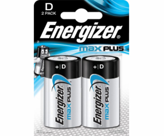 Energizer Alkalický, D, 1.5V, MAX, Balení po 2 ks,