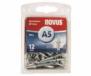 NOVUS Rivets A 5 X 12 ALU 70pc