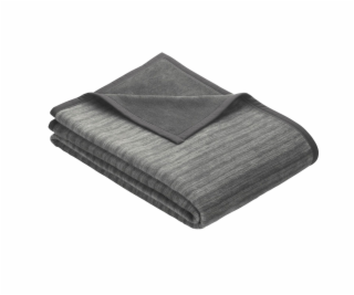 Ibena Jacquard Blanket Fano anthracite 800, 150x200