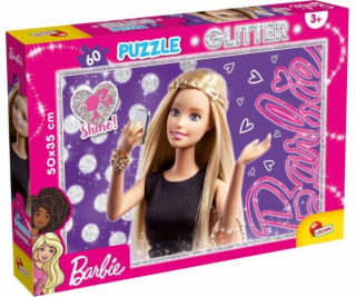 Lisciani Puzzle 60 dielikov Barbie s trblietkami - Selfie!