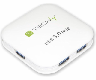 TECHLY HUB USB 3.0 Super-Speed ??4 Ports, biele IUSB3-HUB...