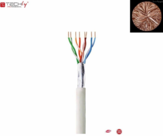 Techly TechlyPro Kabel instalacyjny skrętka F/UTP Cat6 4x...