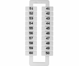 EM GROUP Označovač pre svorkovnice 2,5-70mm2 / 41-60 / bi...