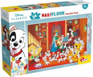 Lisciani Puzzle podłogowe dwustronne Maxi 24 Klasyka Disney