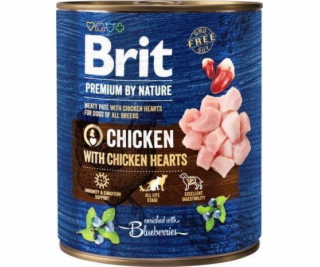 Brit Brit Premium By Nature Chicken & Hearts puszka 800g