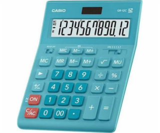 CASIO CALCULATOR R-12C-GN OFFICE LIME GREEN 12-DIGIT DISPLAY